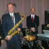 Rod Cerar Orchestra at Northwest Communications Television Studios.  Jeff Rudoy on trumpet, Chris Knapp on saxophone, and drummer George Liss
